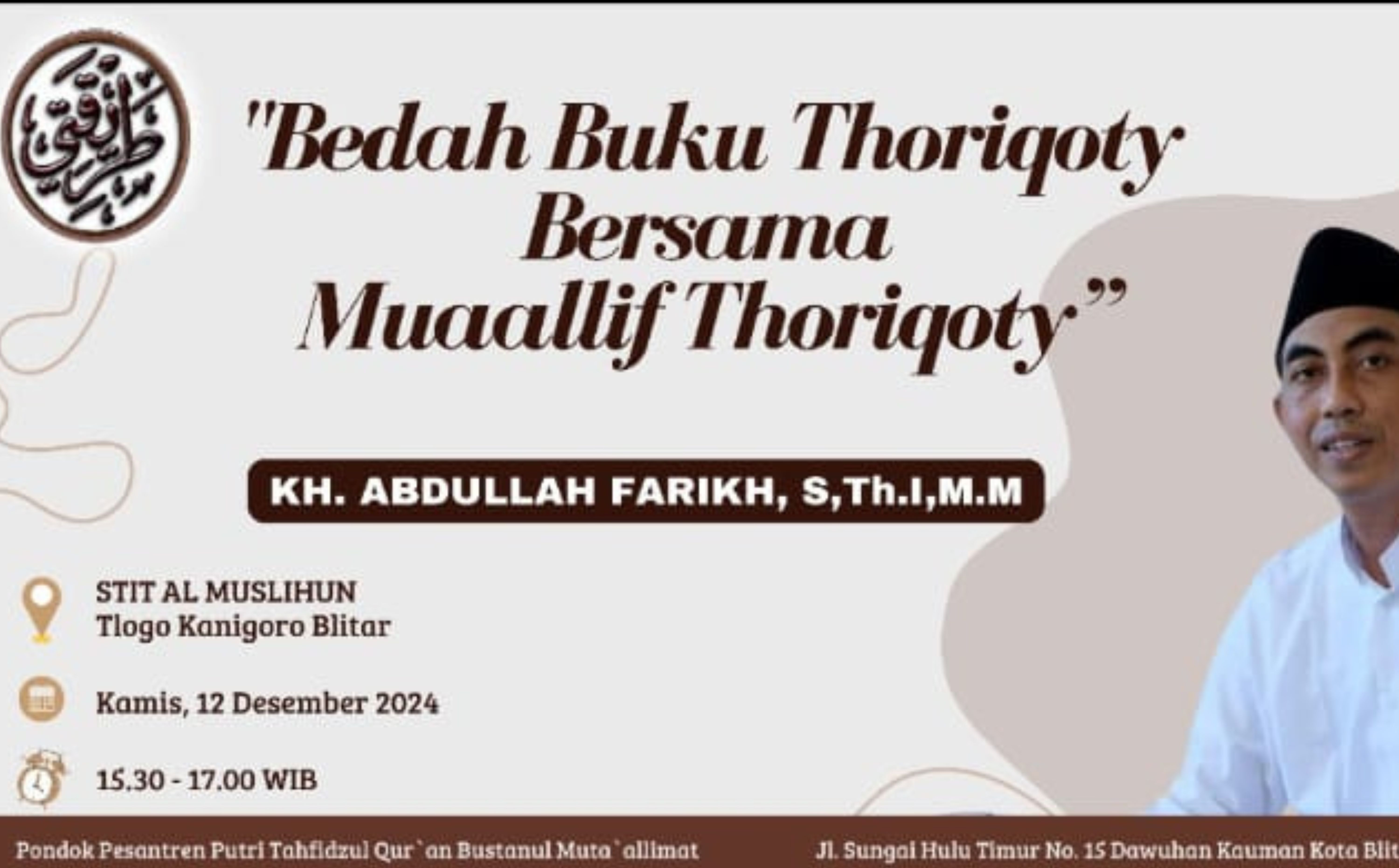 Bedah Buku Thoriqoty, Libatkan Seluruh Mahasiswa Baru STIT Al-Muslihuun