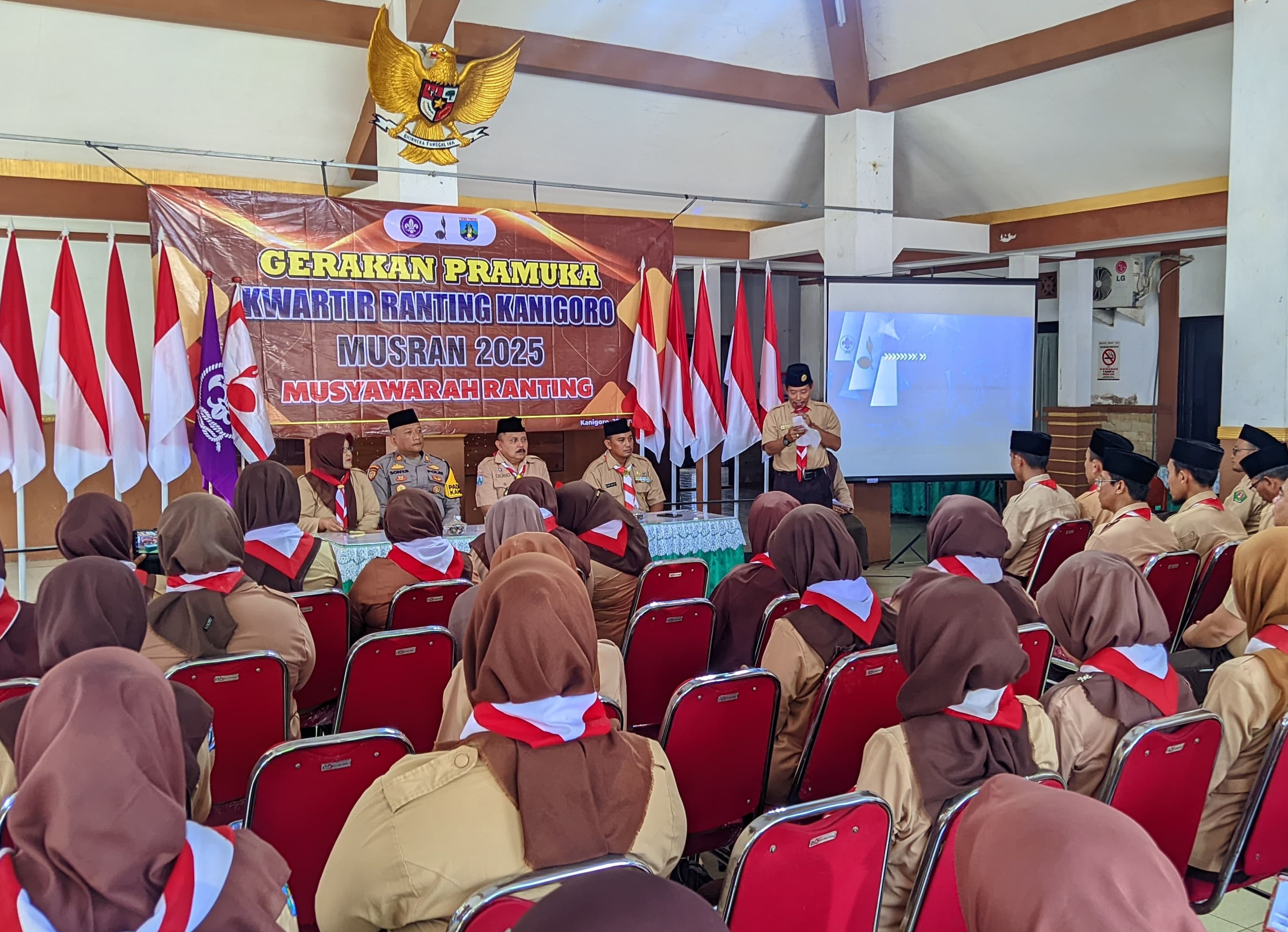 Pembina Pramuka STIT Al-Muslihuun Aktif Berkontribusi dalam Musyawarah Ranting Kanigoro