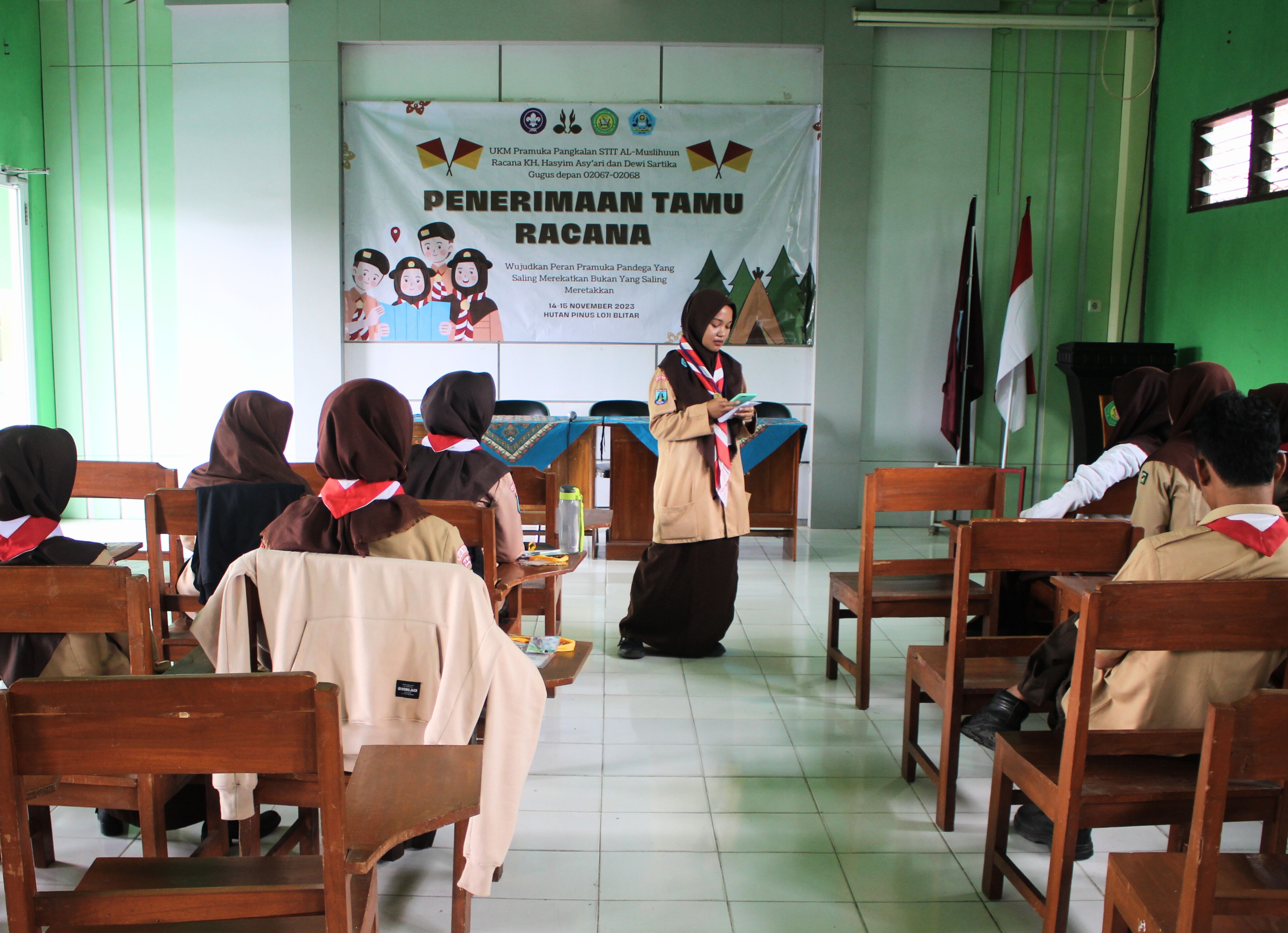 UKM Pramuka STIT Al-Muslihuun Gelar PTR, Ajak Mahasiswa Baru Survive